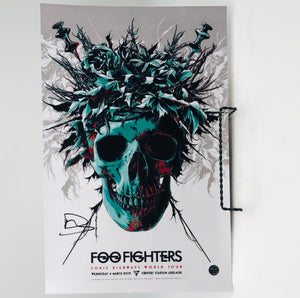 Dave Grohl Foo Fighters Autographed 11x17 Photograph