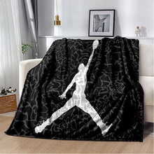 3D Printed Soft Flannel Blanket w/ Basketball Patterns