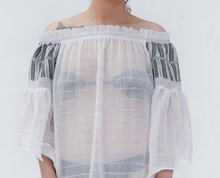 Sosh Osprey Organic Cotton Dress - OS White/Gray