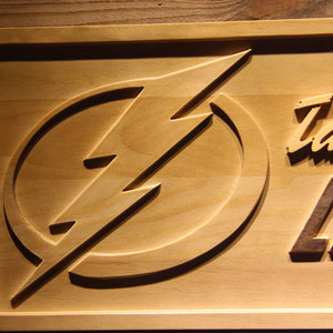 Tampa Bay Lightning 3D Wooden Sign