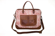 Welli Laptop Bag by SOSH - Linen & Leather Bag, 2 Colors available